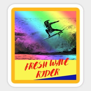 Fresh Wave Rider Sticker